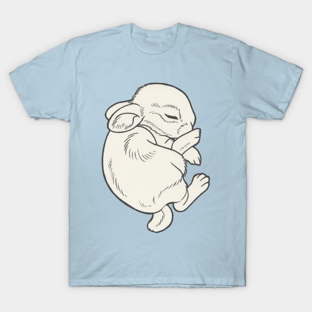 Baby Hase blau T-Shirt by Firlefanzzz